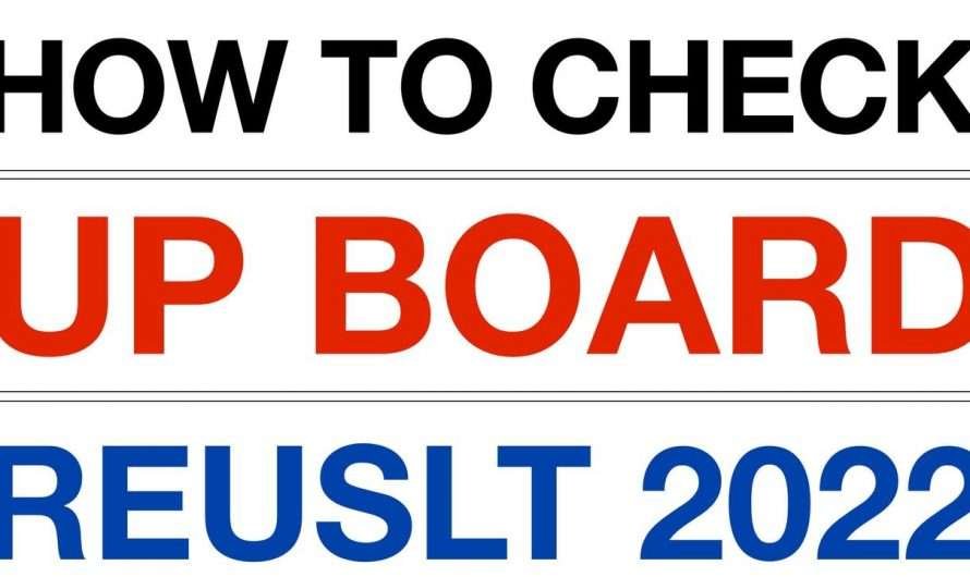 UP Board Result 2022 | How to check up board result