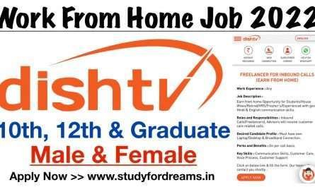 Work From Home Jobs 2022 | DishTV Jobs 2022