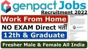 Genpact Work From Home 2022