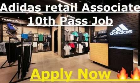 Adidas Retail Associate Recruitment 2022