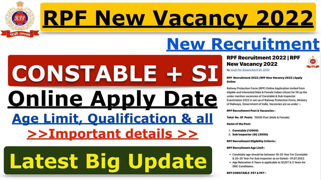 RPF New Vacancy 2022