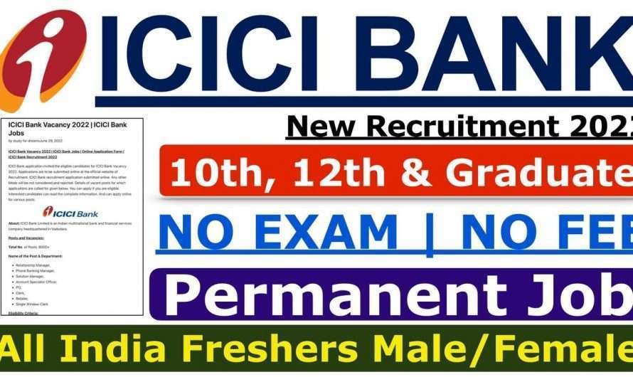 ICICI Bank Fresher Hiring 2022 > ICICI Bank Jobs Apply Online