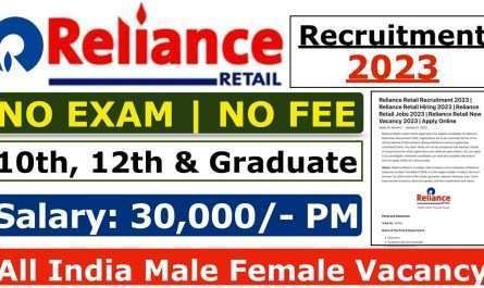 Reliance Retail Jobs 2023