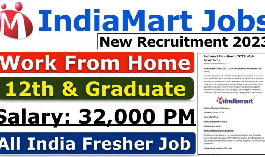 Indiamart Hiring 2023: Work from Home Opportunity