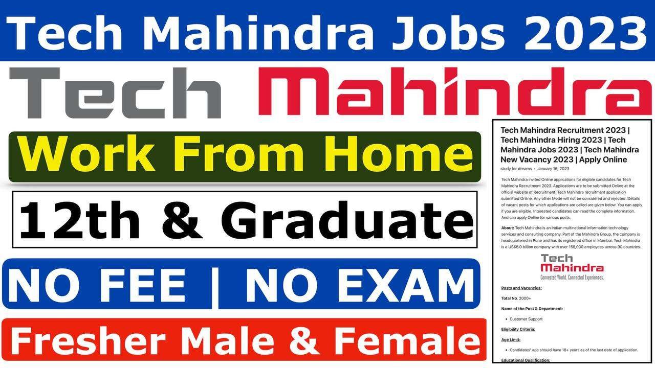 Tech Mahindra Vacancy 2023