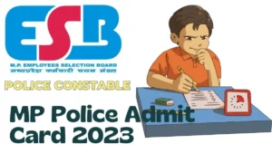 MP Police Admit Card 2023