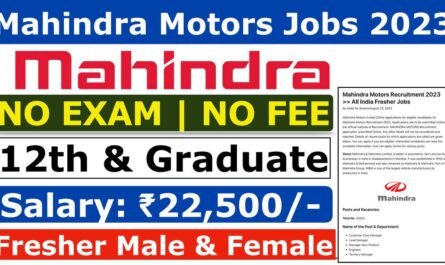 Mahindra Motors Recruitment 2023