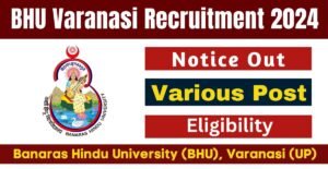 BHU Varanasi Recruitment 2024