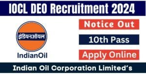 IOCL DEO Recruitment