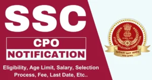 SSC CPO Recruitment