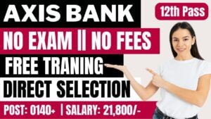 Axis Bank Recruitment