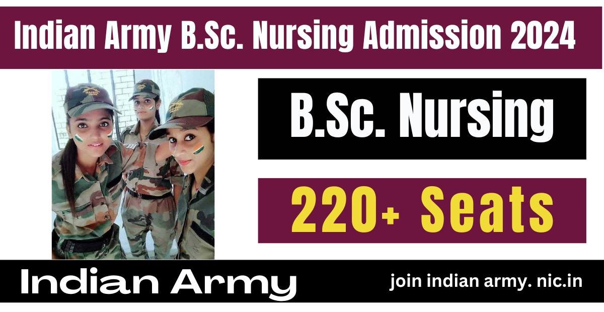 Indian Army B.Sc. Nursing Admission