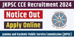 JKPSC CCE Recruitment 2024
