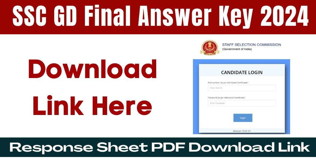 SSC GD Final Answer Key
