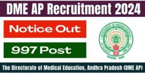 DME AP Recruitment 2024