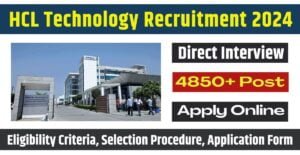 HCL Technology Recruitment 2024