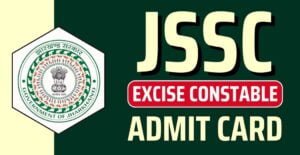 Jharkhand Excise Constable Admit Card 2024 Out