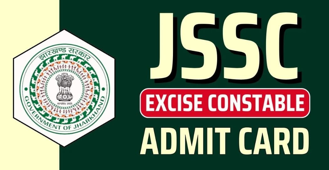 Jharkhand Excise Constable Admit Card 2024 Out
