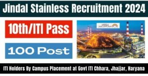 Jindal Stainless Recruitment