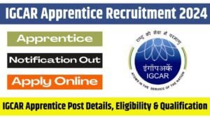IGCAR Apprentice Recruitment