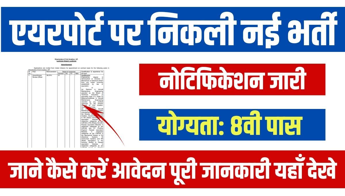 Lucknow Airport Recruitment 2024