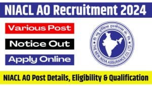 NIACL AO Recruitment