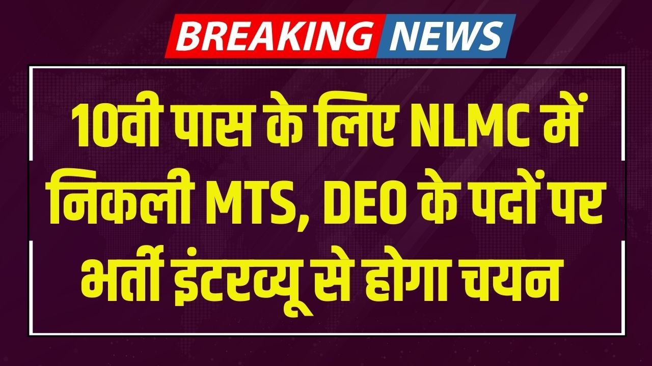 NLMC Delhi Recruitment