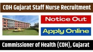 COH Gujarat Staff Nurse Recruitment