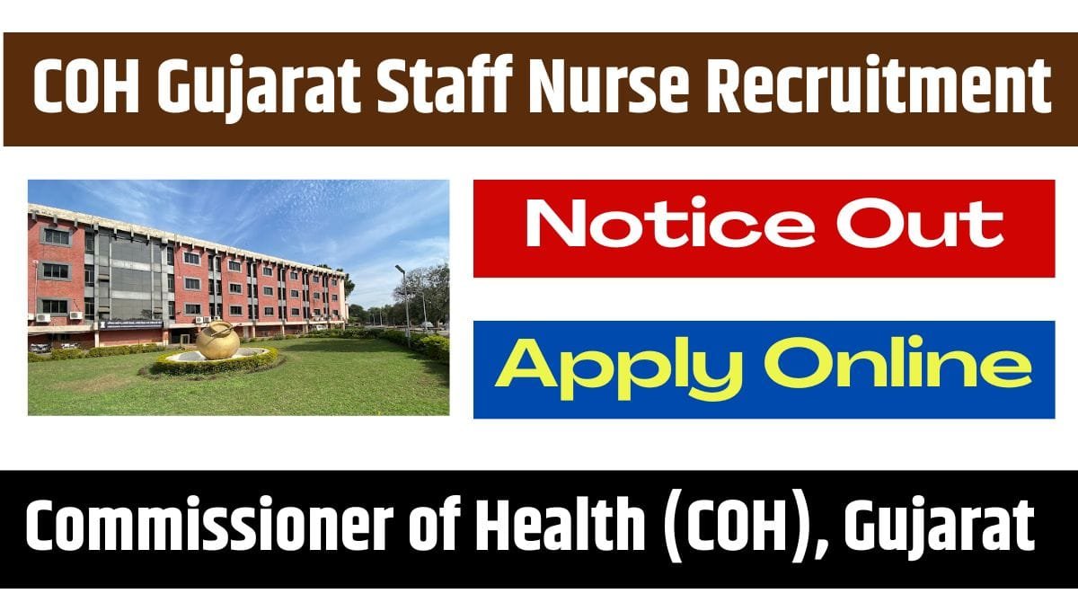 COH Gujarat Staff Nurse Recruitment