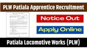 PLW Patiala Apprentice Recruitment