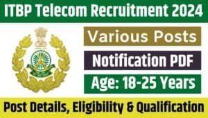 ITBP Telecom Recruitment