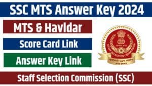 SSC MTS Answer Key