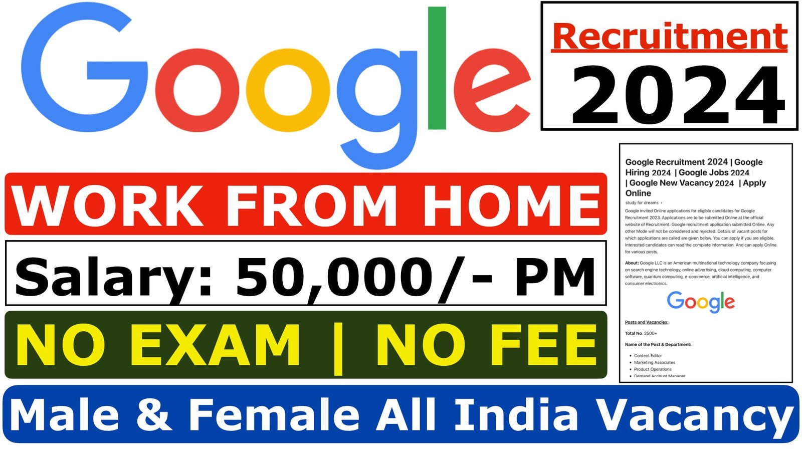Google Recruitment 2024
