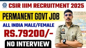 CSIR IIIM Recruitment 2025
