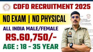 CDFD Recruitment 2025