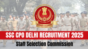 SSC CPO Recruitment 2025