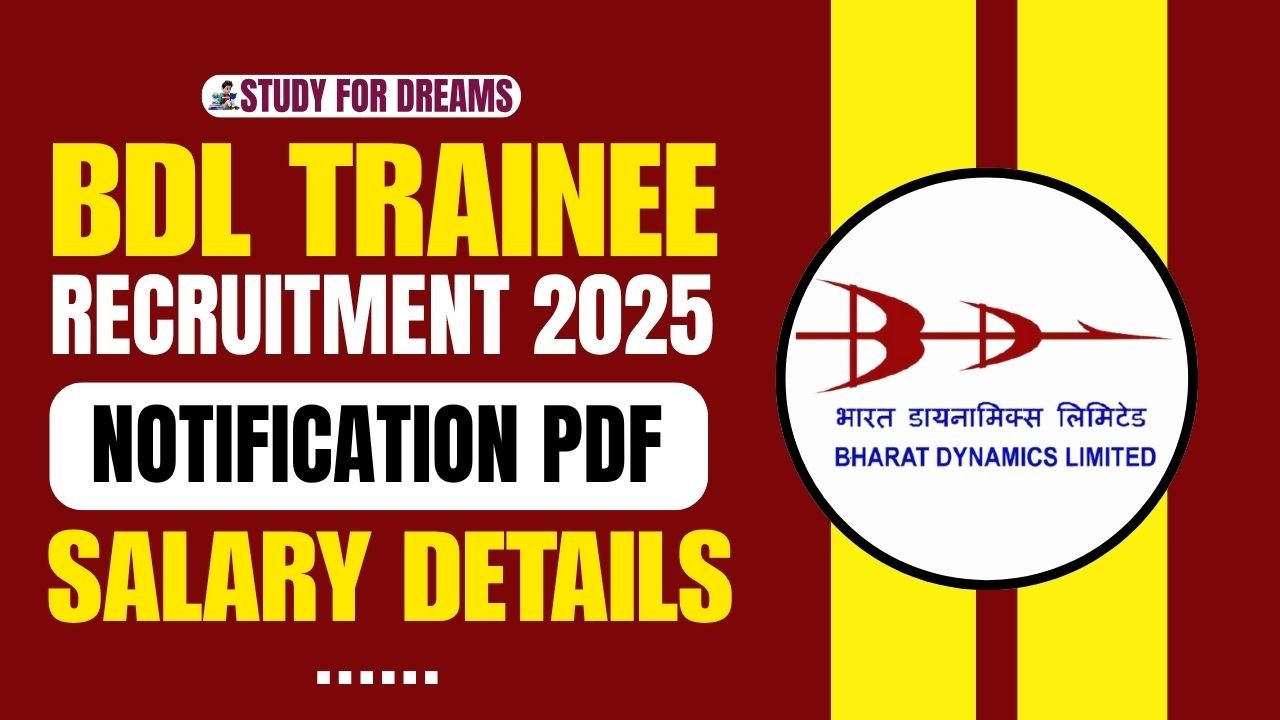 BDL Trainee Recruitment 2025