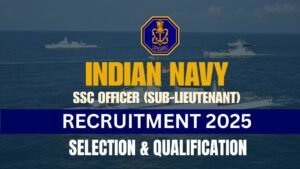 Indian Navy SSC Recruitment 2025