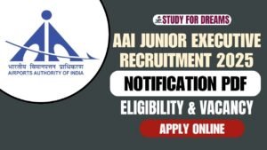 AAI Junior Executive Recruitment 2025