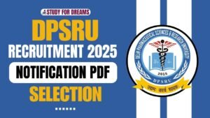 DPSRU Recruitment 2025