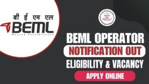 BEML Non-Executives Recruitment 2025