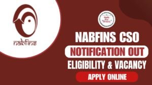 NABFINS CSO Recruitment 2025