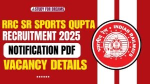 RRC SR Sports Quota Recruitment 2025