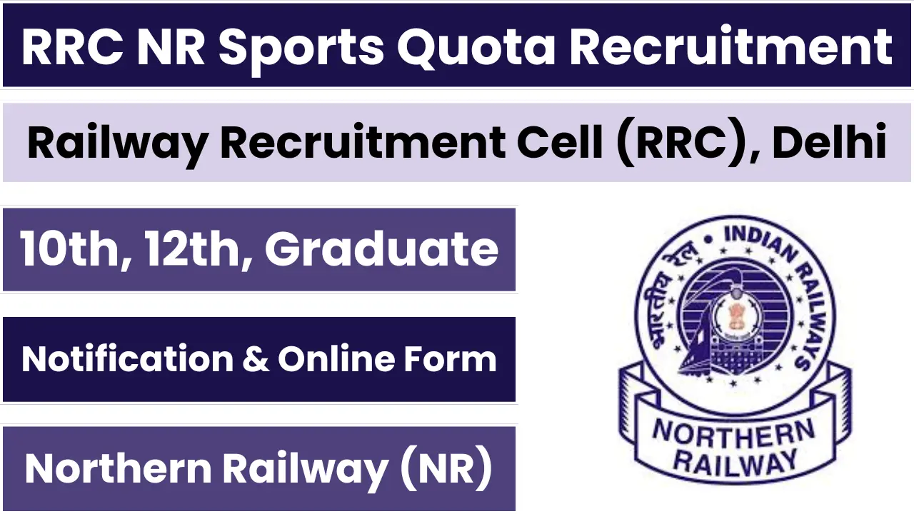 RRC NR Sports Quota Recruitment 2025