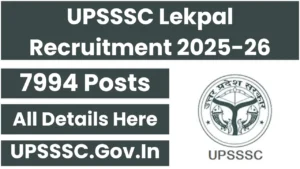 UPSSSC UP Lekhpal Recruitment