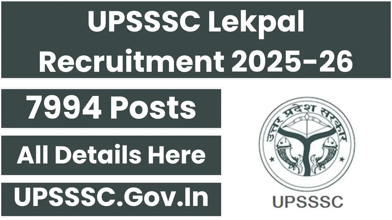 UPSSSC UP Lekhpal Recruitment