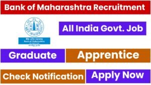 Bank of Maharashtra Recruitment 2026