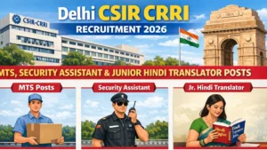 Delhi CSIR CRRI Recruitment 2026