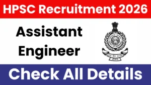 Haryana HPSC Recruitment 2026