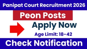 Panipat Court Recruitment 2026